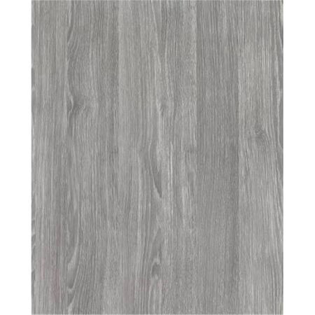 Lovelyhome 17 x 78 in. Decorative Self Adhesive Film, Oak Sheffield Pearl Grey LO2623817